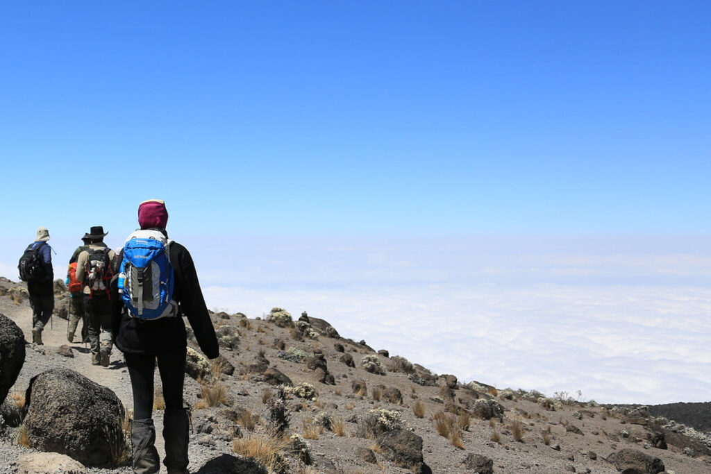 8 days machame route hiking